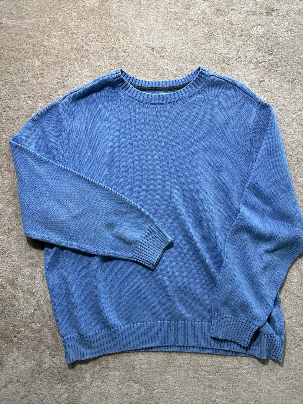 Men's Crewneck Sweater in Sky Blue